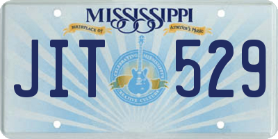MS license plate JIT529