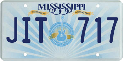 MS license plate JIT717