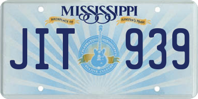 MS license plate JIT939