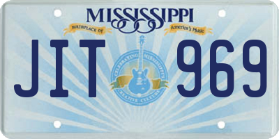 MS license plate JIT969
