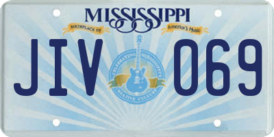 MS license plate JIV069