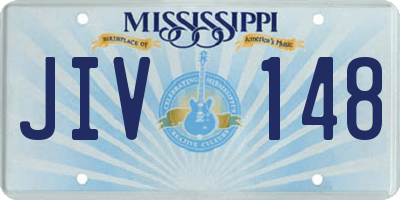 MS license plate JIV148