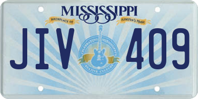 MS license plate JIV409