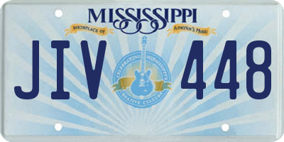 MS license plate JIV448