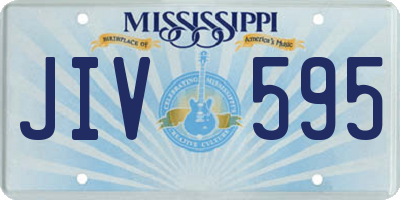 MS license plate JIV595