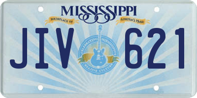 MS license plate JIV621