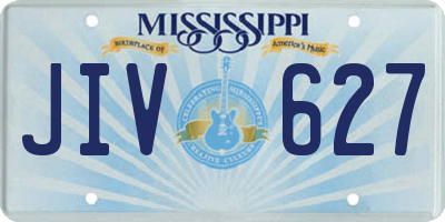 MS license plate JIV627
