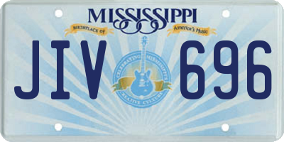 MS license plate JIV696