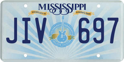 MS license plate JIV697