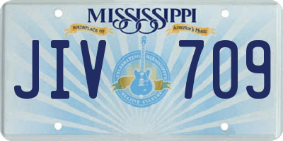 MS license plate JIV709