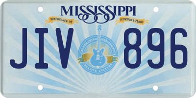 MS license plate JIV896