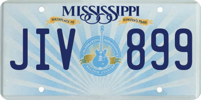 MS license plate JIV899