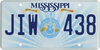 MS license plate JIW438