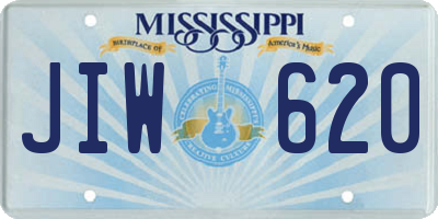 MS license plate JIW620