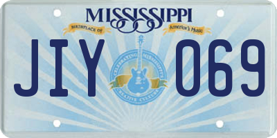 MS license plate JIY069