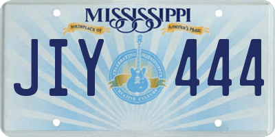 MS license plate JIY444