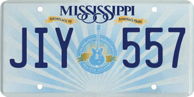 MS license plate JIY557