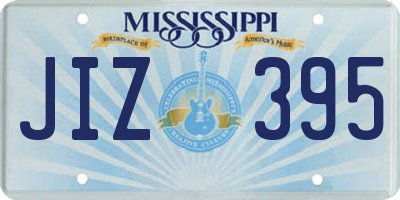 MS license plate JIZ395