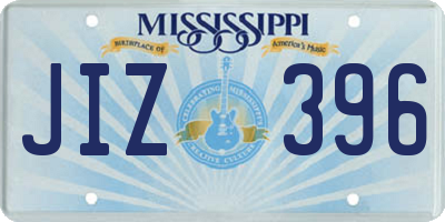 MS license plate JIZ396