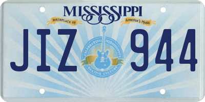 MS license plate JIZ944