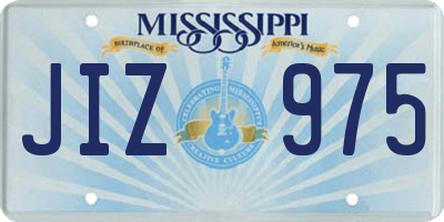 MS license plate JIZ975