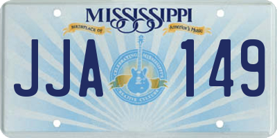 MS license plate JJA149