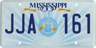 MS license plate JJA161