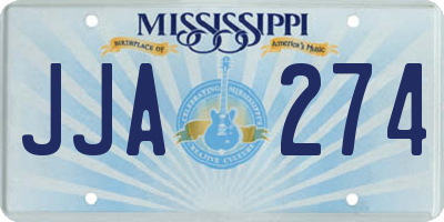 MS license plate JJA274