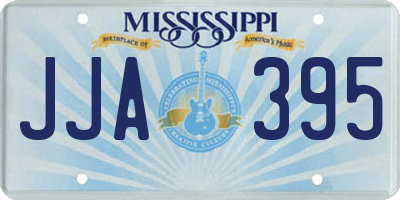 MS license plate JJA395