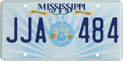 MS license plate JJA484
