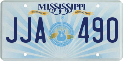 MS license plate JJA490
