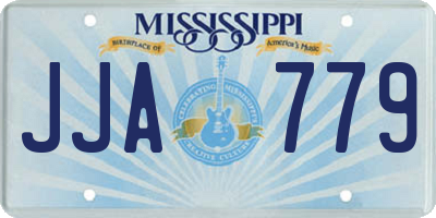 MS license plate JJA779