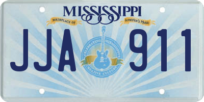 MS license plate JJA911