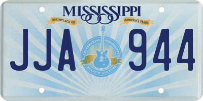 MS license plate JJA944