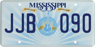 MS license plate JJB090