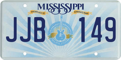 MS license plate JJB149