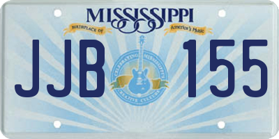 MS license plate JJB155