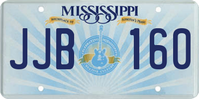 MS license plate JJB160