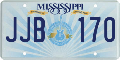 MS license plate JJB170