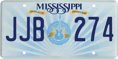 MS license plate JJB274