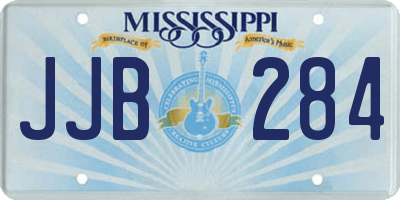 MS license plate JJB284
