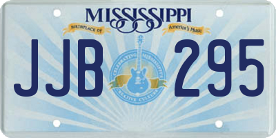 MS license plate JJB295