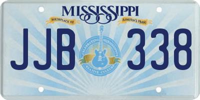 MS license plate JJB338