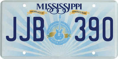 MS license plate JJB390