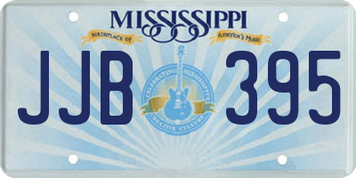MS license plate JJB395