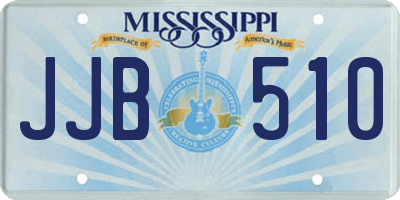 MS license plate JJB510