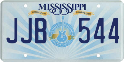MS license plate JJB544