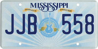 MS license plate JJB558