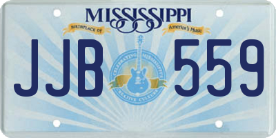 MS license plate JJB559
