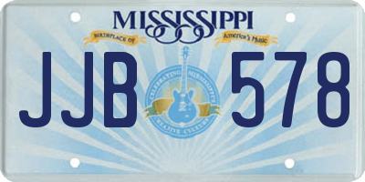 MS license plate JJB578